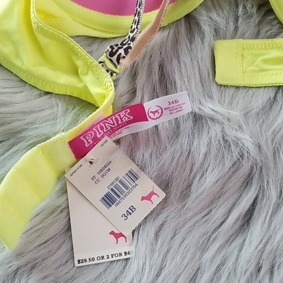 Pink by VS Convertible Push Up Bra 34B - Picture 3 of 3